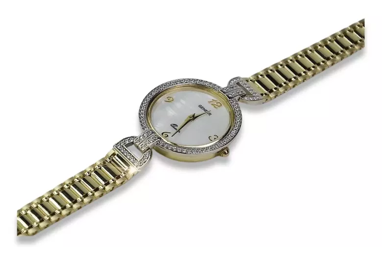 Gold Ladies watch ★ https://zlotychlopak.pl/fr/ ★ Pureté d'or 585 333 Low price!