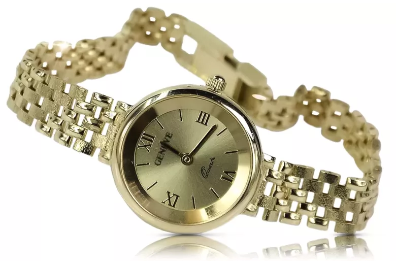 Reloj ★ de oro para damas zlotychlopak.pl Pureza de oro 585 333 ¡★ Precio bajo!
