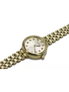 Reloj italiano amarillo 14k oro 585 lady Geneve lw041y