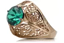 Russische Sowjetrose 14k 585 gold Alexandrite Ruby Emerald Saphir Zircon Ring vrc189