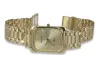 желтый 14k 585 золото мужские часы Geneve mw001y&mbw009y