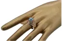 Russe rose soviétique 14k 585 or Alexandrite Ruby Emerald Sapphire Zircon ring vrc084