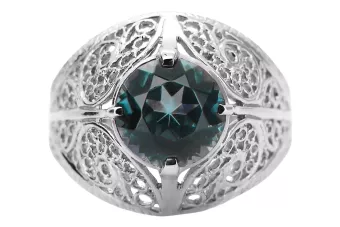 Rosă sovietică rusă 14k 585 aur Alexandrit Rubin Smarald Safir Zircon inel vrc014