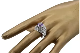 Alksandritas 925 sidabras Žiedas Vintažinis stilius vrc026s