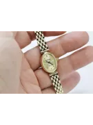 Prześliczny 14k 585 złoty damski zegarek Geneve lw031y