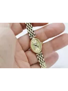 Puikus 14k 585 aukso moteriškasis laikrodis Geneve lw031y