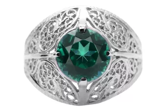 Russian Soviet rose 14k 585 gold Alexandrite Ruby Emerald Sapphire Zircon ring  vrc014