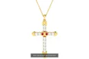 Croix catholique d'or ★ russiangold.com ★ Gold 585 333 Prix bas