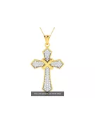 Croix catholique d'or ★ russiangold.com ★ Gold 585 333 Prix bas
