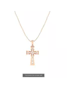 Златен католически кръст ★ russiangold.com ★ Злато 585 333 Ниска цена