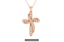 Cruce catolică de aur ★ russiangold.com ★ Aur 585 333 Preţ scăzut
