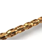 Yellow white rose gold chain solid cgcc002