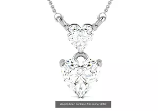 Yellow  white rose gold silver beautiful heart pendant cgcpc039