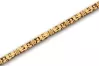 Yellow white rose gold solid chain cgcc001