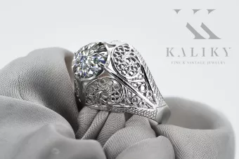 Ruso soviético rosa 14k 585 oro Alexandrite Ruby Esmeralda zafiro anillo Zircon vrc014