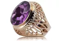 Russe rose soviétique 14k 585 or Alexandrite Ruby Emerald Sapphire Zircon ring vrc084