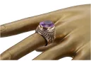 Russe rose soviétique 14k 585 or Alexandrite Ruby Emerald Sapphire Zircon ring vrc084