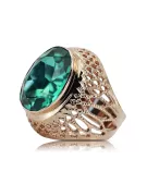 Russe rose soviétique 14k 585 or Alexandrite Ruby Emerald Sapphire Zircon ring vrc084