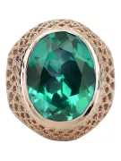 Russe rose soviétique 14k 585 or Alexandrite Ruby Emerald Sapphire Zircon ring vrc084