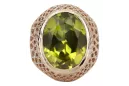 Russische Sowjetrose 14k 585 gold Alexandrite Ruby Emerald Saphir Zircon Ring vrc084