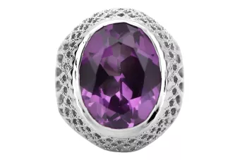Russian Soviet rose 14k 585 gold Alexandrite Ruby Emerald Sapphire Zircon ring  vrc014