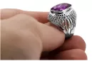 Russe rose soviétique 14k 585 or Alexandrite Ruby Emerald Sapphire Zircon ring vrc014