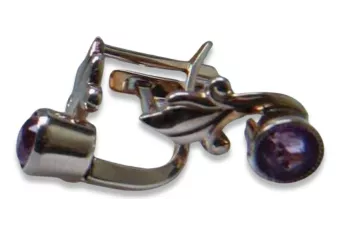 الأقراط الفاخرة من 14 كارت 585 الذهب الوردي ve015 alexandrite الروبين الزمرد الزعفران ...