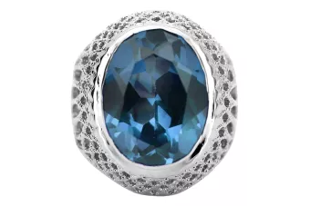 Російська радянська троянда 14k 585 з чорнінням Олексієм Рубі Емеральдом Сапфірським кільцем vrc014