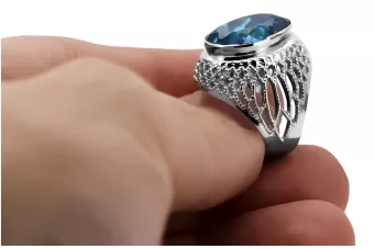 Ruso soviético rosa 14k 585 oro Alexandrite Ruby Esmeralda zafiro anillo Zircon vrc014