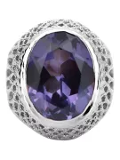 Russe soviétique rose 14k 585 or Alexandrite Rubis Émeraude Saphir Zircon bague vrc014