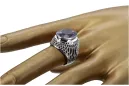 Srebrny pierścionek Rosyjski 925 z Aleksandrytem vrc089s Vintage