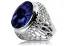 Silver 925 Sapphire ring vrc089s Vintage