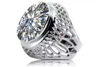 Серебряное кольцо с кубическим цирконом 925 пробы vrc089s Vintage