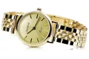 Gold men's watch Geneve ★ zlotychlopak.pl ★ Gold purity 585 333 Low Price!