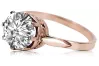 Zircon Original Vintage 14K Rose Gold Ring Vintage vrc366r