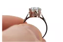 Vintage Inel Zircon Original vintage din aur roz de 14k vrc366r