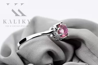 Anillo Estilo vintage Amatista Plata de ley 925 vrc366s