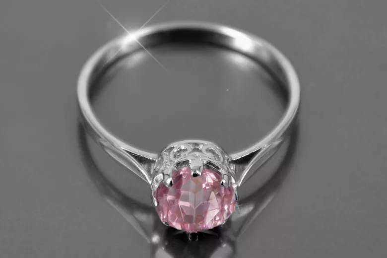 Ring Vintage Amethyst Sterling silver 925 vrc366s