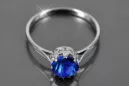 Saphir Sterling Silber 925 Ring Vintage Schmuck vrc366s