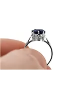 Inel Safir Lira sterlină de argint 925 Stil Vintage vrc366s