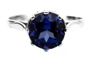 Inel Safir Lira sterlină de argint 925 Stil Vintage vrc366s