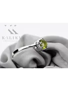 Peridoto amarillo Plata de ley 925 Anillo Estilo vintage vrc366s