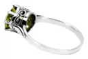 Peridoto amarillo Plata de ley 925 Anillo Estilo vintage vrc366s