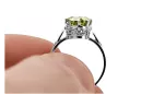 Peridoto amarillo Plata de ley 925 Anillo Estilo vintage vrc366s