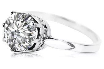 Sterling silver 925 Zircon Ring Vintage Jewlery vrc366s