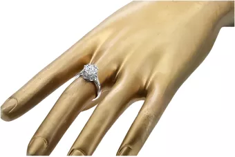Sterling silver 925 Zircon Ring Vintage Jewlery vrc366s
