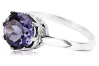 Ring Vintage style Alexandrite Sterling silver 925 vrc366s