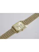 Gelbe Herrenuhr aus 14 Karat Gold mit Armband Geneve mw001y&mbw004y