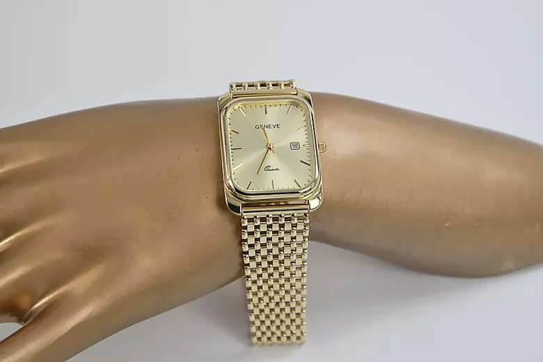 Golden Geneve pánské hodinky ★ Złotychlopak.pl ★ Čištění zlata 585 333 nízká cena!