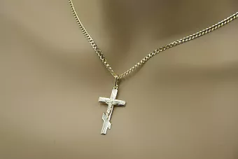 Gold Orthodox Cross ★ russiangold.com ★ Gold 585 333 Low price
